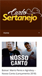 Mobile Screenshot of curtosertanejo.com